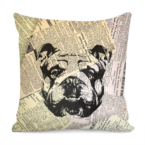 Image of Bulldog Pillow Cover