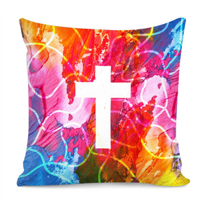 Cross Pillow Cover