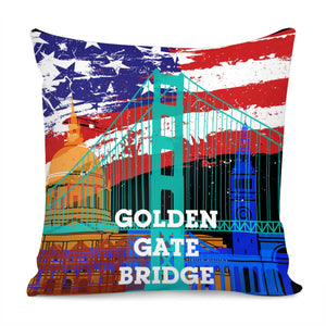 Golden Gate Bridge Pillow Cover