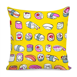 Sushi Pillow Cover