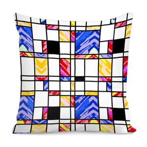 Graffiti Geometry Pillow Cover