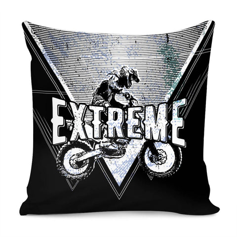 Image of Racing Motorcycle Pillow Cover