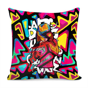 Graffiti Pillow Cover