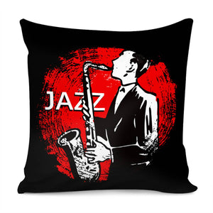 Saxophone Pillow Cover