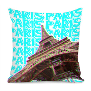 Eiffel Tower Pillow Cover