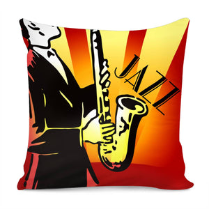 Saxophone Pillow Cover