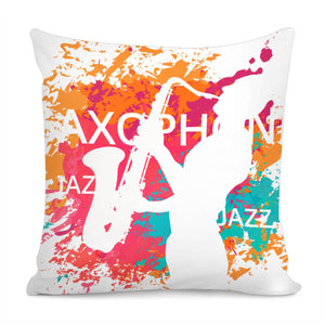 Saxophone Pillow Cover