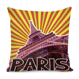 Eiffel Tower Pillow Cover