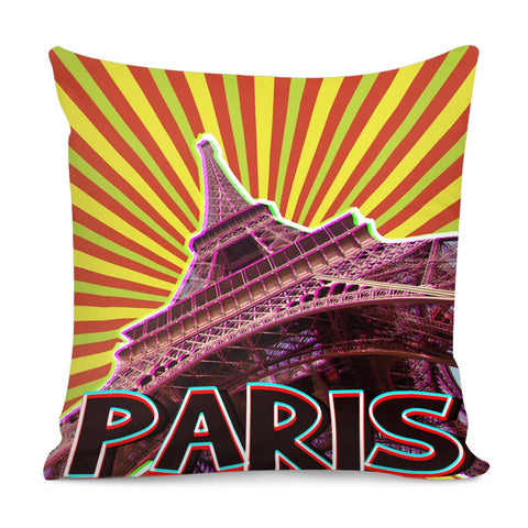 Image of Eiffel Tower Pillow Cover