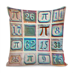 Mathematics Symbol Pillow Cover