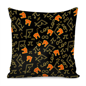 Mathematics Symbol Pillow Cover