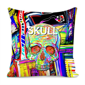 Skull Pillow Cover