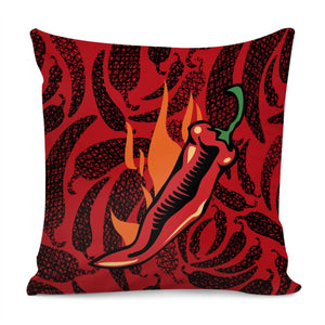 Chili Pillow Cover