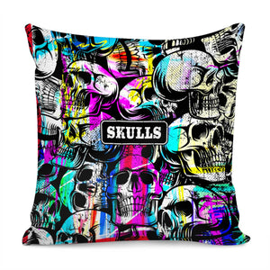 Skull Pillow Cover