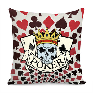 Poker Pillow Cover