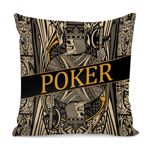 Poker Pillow Cover