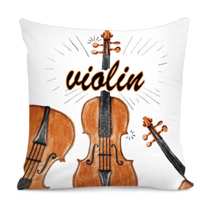 Violin Pillow Cover