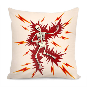 Skeleton Pillow Cover