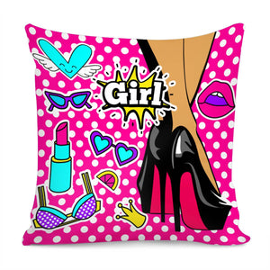 High Heels Pillow Cover