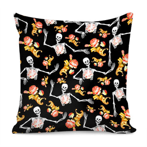 Skeleton Pillow Cover