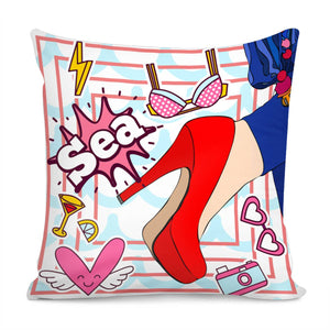 High Heels Pillow Cover