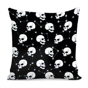 Skull&Starry Sky Pillow Cover