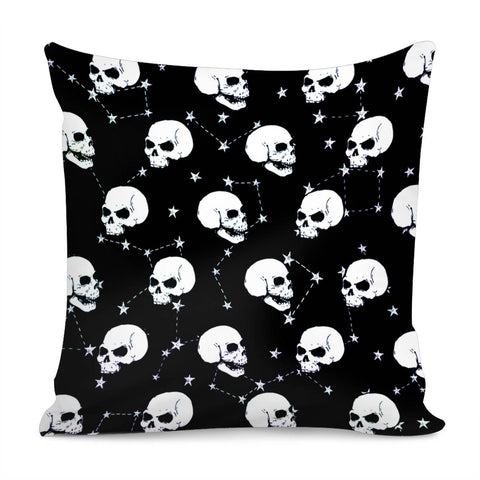 Image of Skull&Starry Sky Pillow Cover