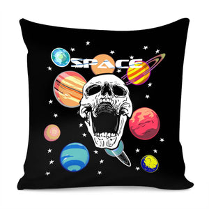 Skull&Space Pillow Cover