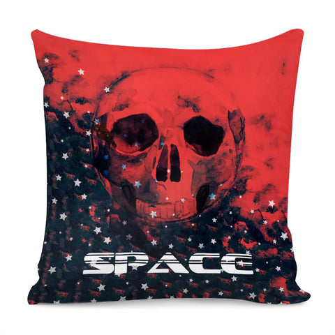 Image of Skull&Space Pillow Cover