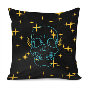 Skull&Starry Sky Pillow Cover