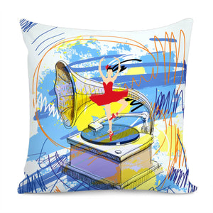 Phonograph Pillow Cover