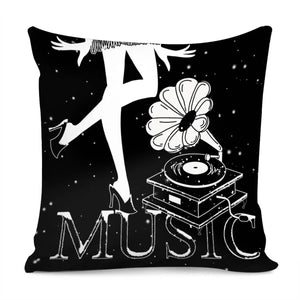 Phonograph Pillow Cover