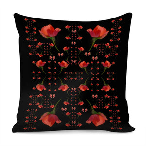 Roses And Roses Pillow Cover