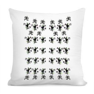 Monkey Dance Pillow Cover