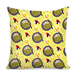 Japanese Ramen Pillow Cover