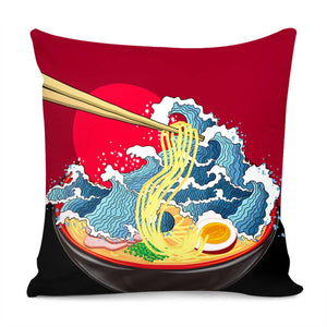 Japanese Ramen Pillow Cover