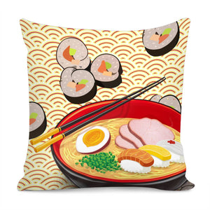 Japanese Ramen Pillow Cover