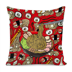 Japanese Ramen Pillow Cover