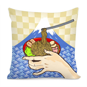 Japanese Ramen Pillow Cover