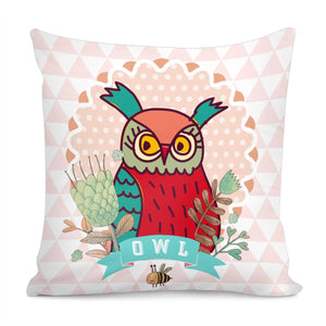 Owl Pillow Cover