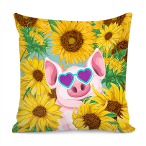 Pig Pillow Cover