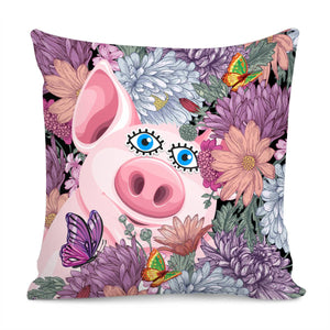 Pig Pillow Cover