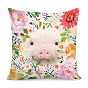 Pig Pillow Cover