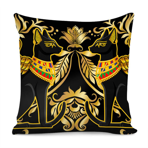 Image of Egyptian Cat Pillow Cover