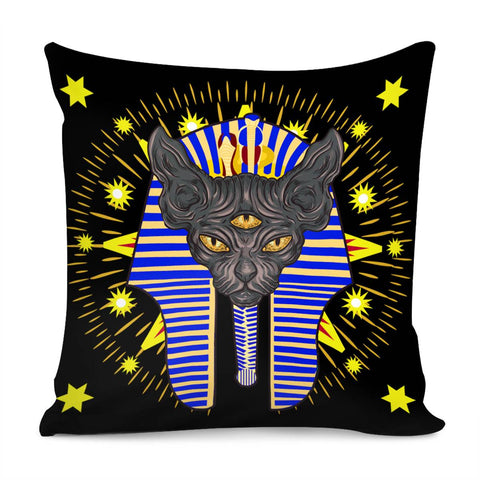 Image of Egyptian Cat Pillow Cover