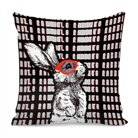 Image of Rabbit Pillow Cover