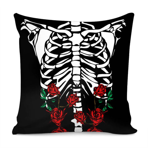 Image of Skeleton Pillow Cover