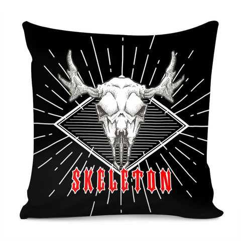 Image of Animal Skeleton Pillow Cover
