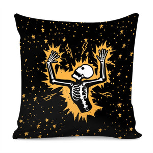 Skeleton Pillow Cover