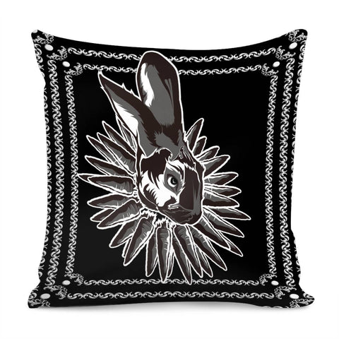 Image of Rabbit Pillow Cover